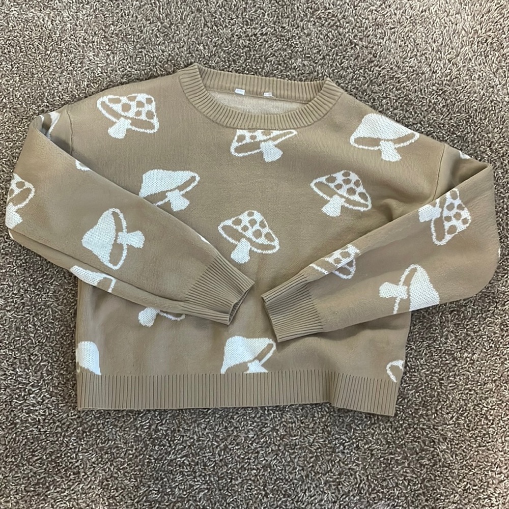 Small mushroom sweater